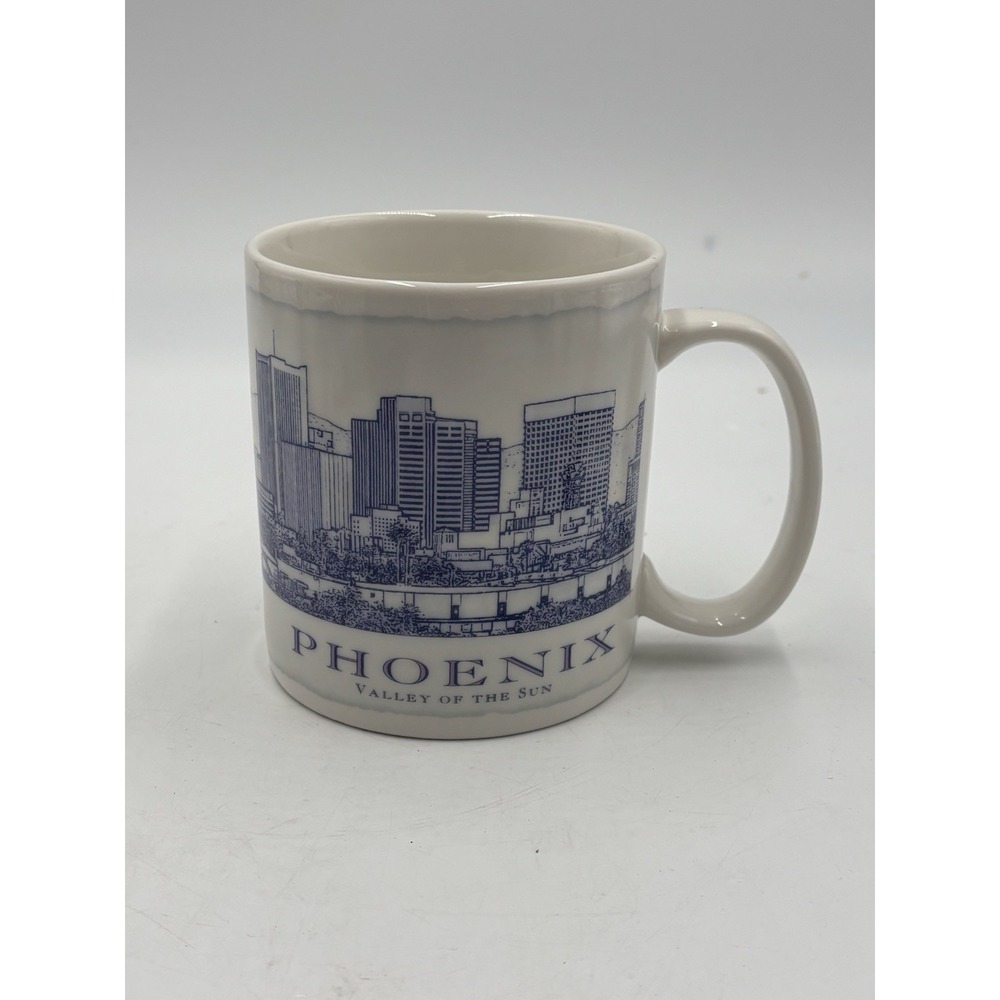 Vintage 2006 Starbucks Coffee Phoenix Architecture Series 18 oz Ceramic Mug Cup
